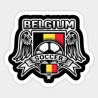 Belgium Soccer Futbol Sticker